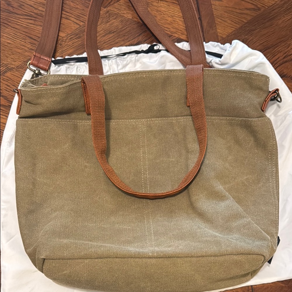 Simple Modern Stylish Tan Tote Bag